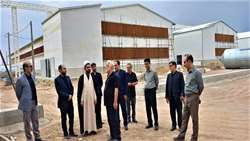 بازدید بازرس کل استان قم از پروژه در حال احداث واحد مرغ تخم‌گذار با ظرفیت ۷۰۰ هزار قطعه‌ای